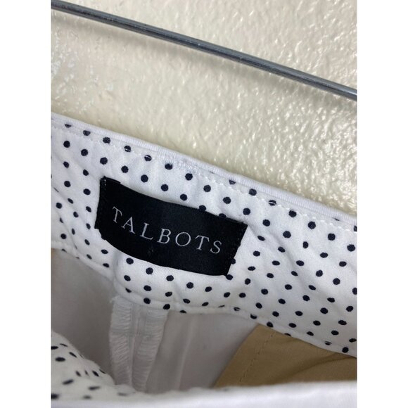 Tabots Bermuda 13" White Perfect Shorts Women size 8 Capsule Classic Vacation Co - Picture 3 of 11